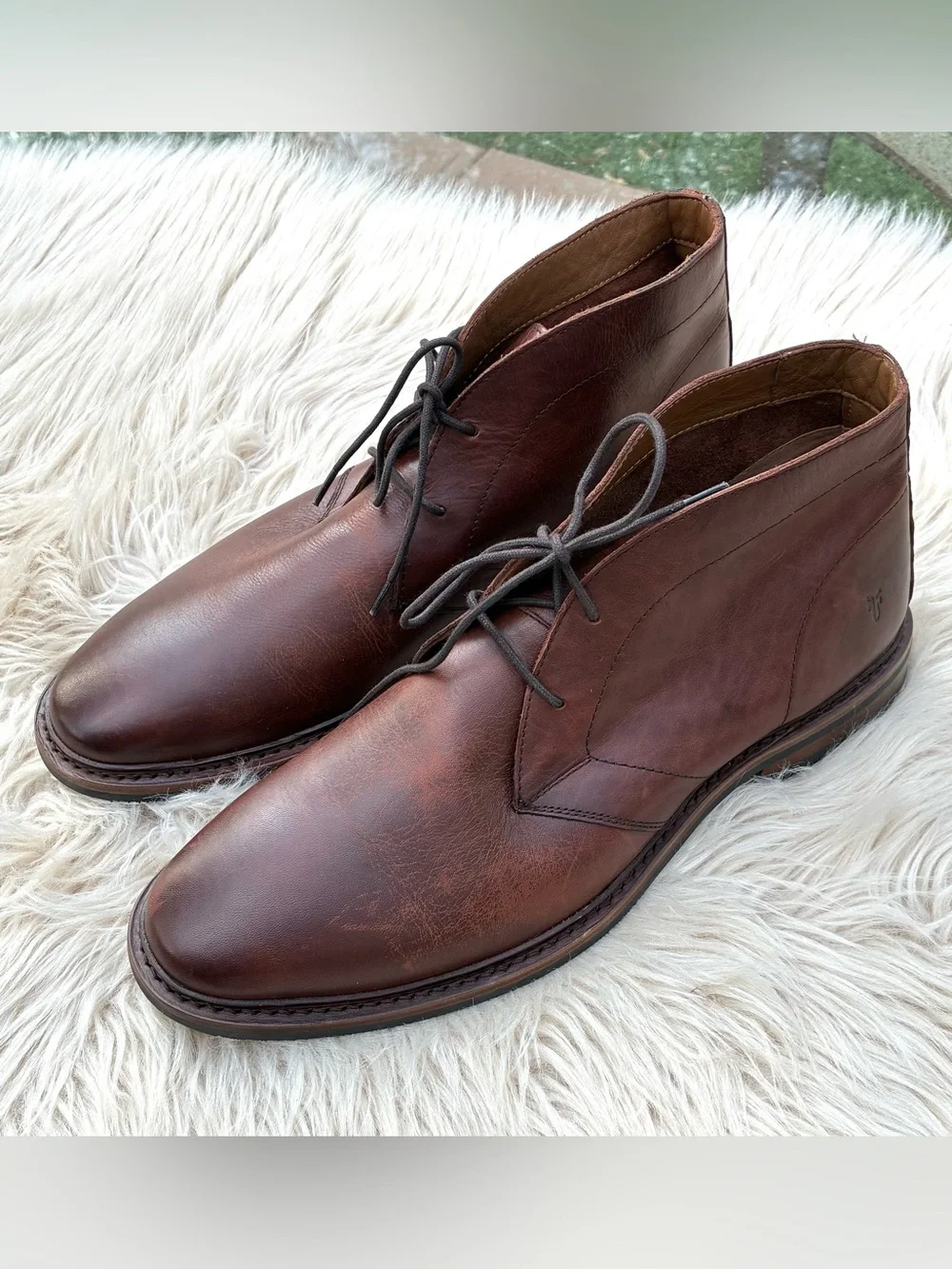 Frye NWOT Paul Brown Leather Chukka Boots Mens Sz 13